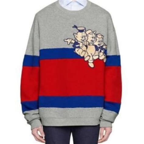 gucci bag with pigs|Gucci flying pig sweater.